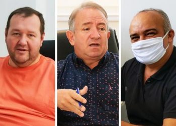 Tatá Teixeira, Vilmar Mariano e Divino Ajax | Foto: Montagem / FZ