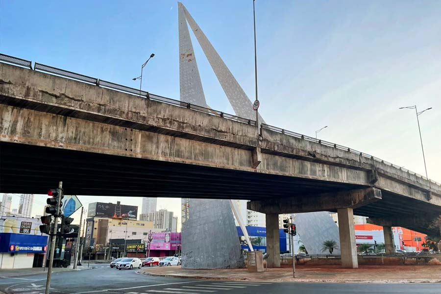 Viaduto João Alves de Queiroz, em Goiânia | Foto: Divulgação