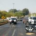 A BR-153 ficou interditada nos 2 sentidos | Foto: Corpo de Bombeiros