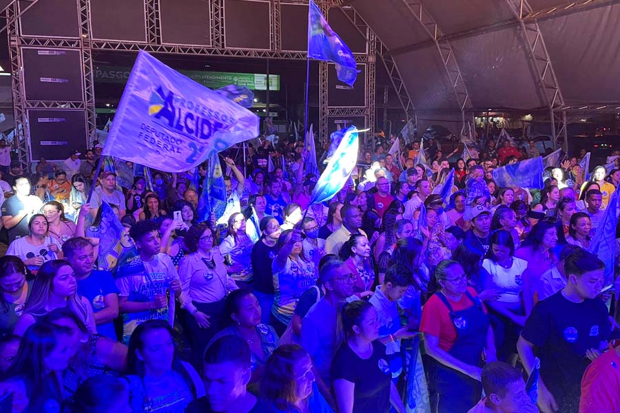 Inauguração do comitê do candidato a deputado estadual Vanilson Bueno | Foto: Reprodução