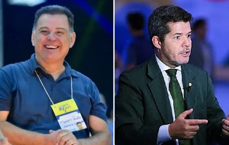 Marconi Perillo lidera com 8 pontos na frente de delegado Waldir | Fotomontagem: divulgação