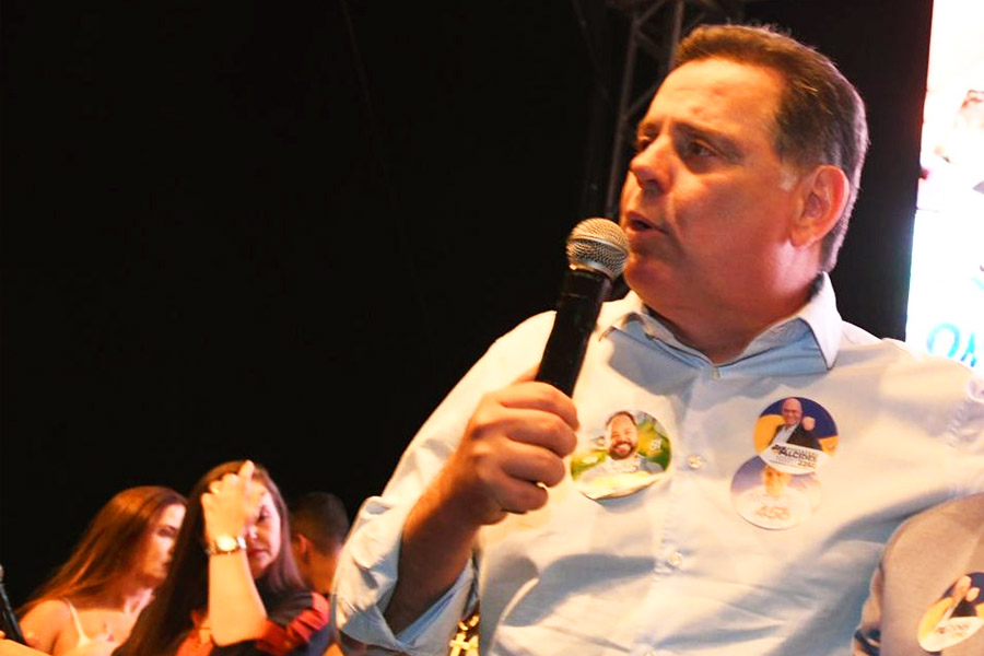 Marconi Perillo discursa | Foto: Reprodução
