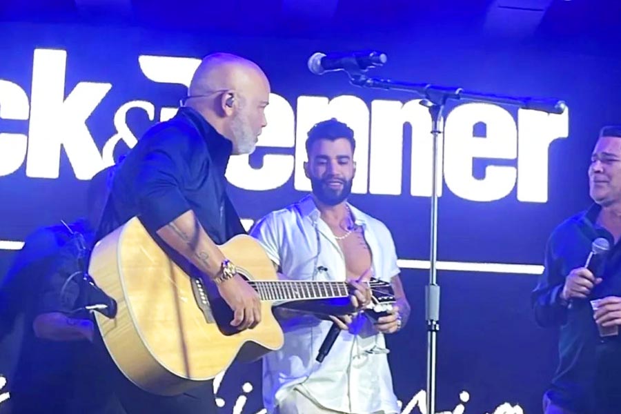 Rick e Renner no aniversário de Gusttavo Lima | Foto: Reprodução