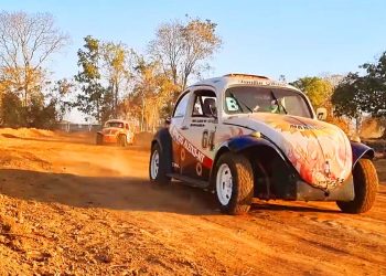 Etapa do Fusca Cross, campeonato de corrida de Fusca offroad | Foto: Secom / Prefeitura de Britânia-GO