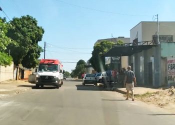 Homem e criança de colo são esfaqueados em Aparecida de Goiânia em tentativa de homicídio | Foto: Leitor / FZ