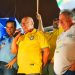 Professor Alcides discursa em seu comitê | Foto: José Alves / Folha Z
