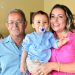 Pai de Sulnara Mariano ao lado da filha e bisneta (Foto: Acervo da família)