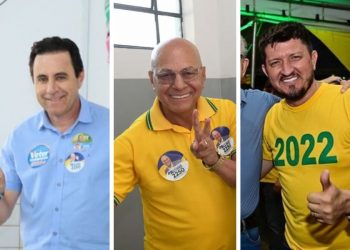 Veter Martins, Professor Alcides e Glaustin da Fokus | Foto: Montagem / FZ
