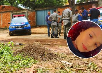 Túmulo improvisado homenageia menina morta em Goiânia | Foto: José Alves / Folha Z