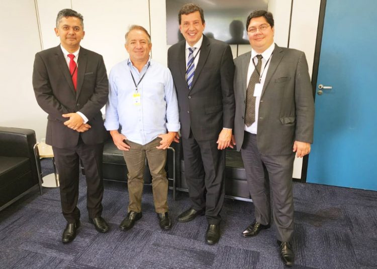 Ozeias Laurentino, Vilmar Mariano, Floriano Pesaro e André Rosa | Foto: Divulgação