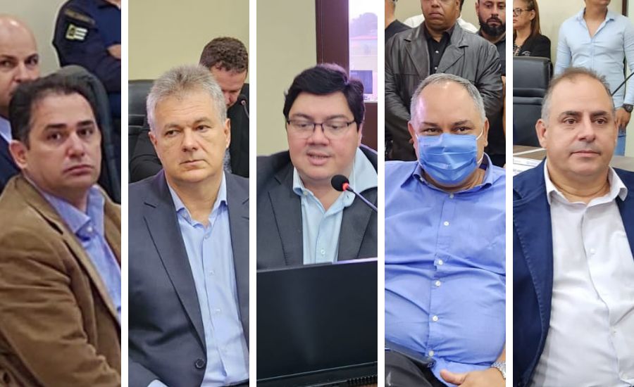 Deivison Costa, Fabio Passaglia, André Rosa, Davi Mendanha e Carlos Moreira | Fotos: José Alves / Folha Z