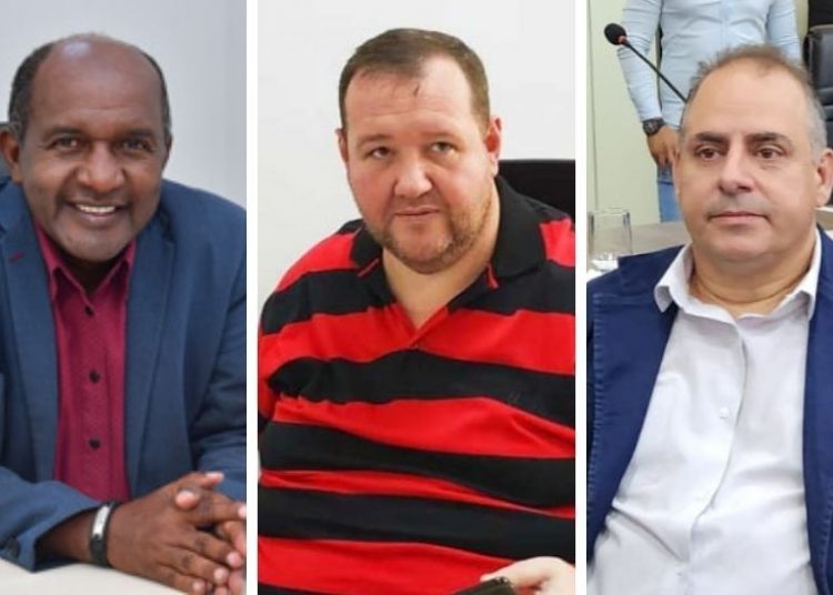 Marlúcio Pereira, Tatá Teixeira e Carlos Moreira | Foto: Montagem / FZ
