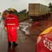 Acidente fatal na BR-153, em Rialma | Foto: Divulgação / CBMGO
