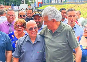 Professor Alcides e Ronaldo Caiado | Foto: Reprodução