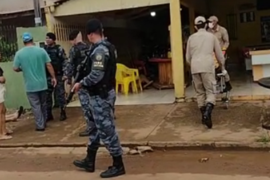 Socorro chegou ao local, mas 7 vítimas já estavam mortas e apenas 2 receberam atendimentos | Foto: reprodução/vídeo