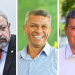 Elias Vaz, Denes Pereira e George Morais | Foto: Montagem / Reprodução