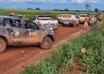 Uma força-tarefa com cerca de 350 policiais militares está sendo realizada para prender um grupo criminoso que atacou a cidade de Confresa, no noroeste do Mato Grosso, a 1.160 quilômetros de Cuiabá | Foto: Reprodução