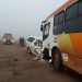 Motorista de carro funerário morre após colidir de frente com ônibus na GO-040 | Foto: PM