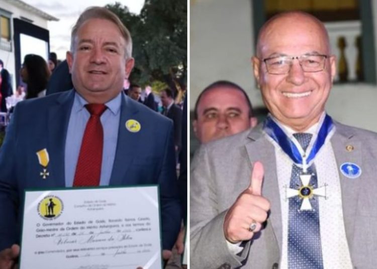Vilmar e Professor, possíveis rivais nas eleições de 24, são homenageados na Cidade de Goiás