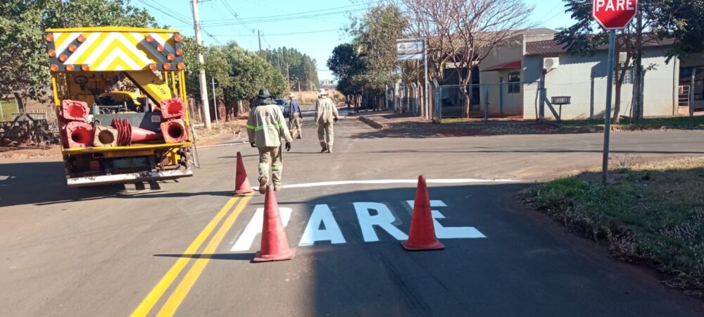 Trabalho é feito para garantir segurança viária dos municípios goianos | Foto: Detran-GO