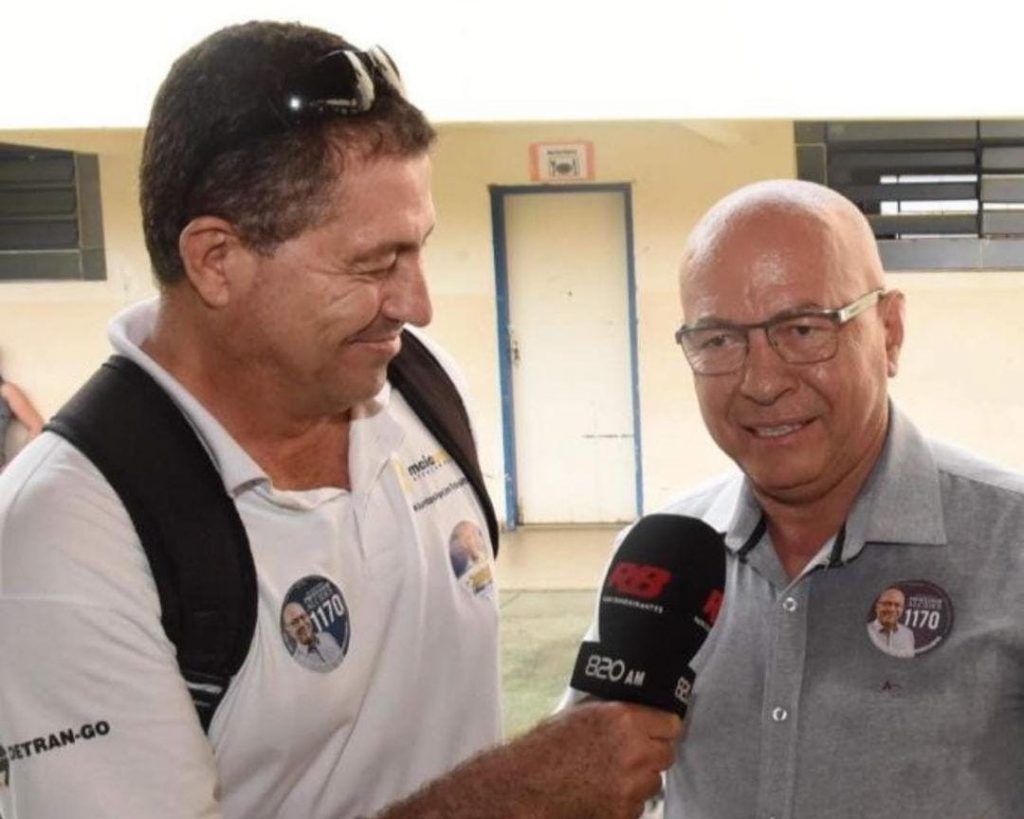 Édson Pessoa com Professor Alcides | Foto: Arquivo Pessoal