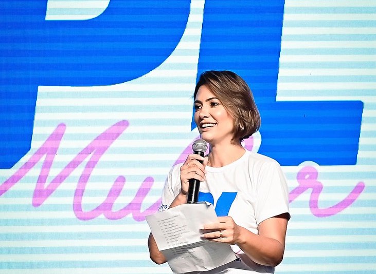 A ex-primeira-dama é presidente do PL mulher | Foto: Divulgação PL