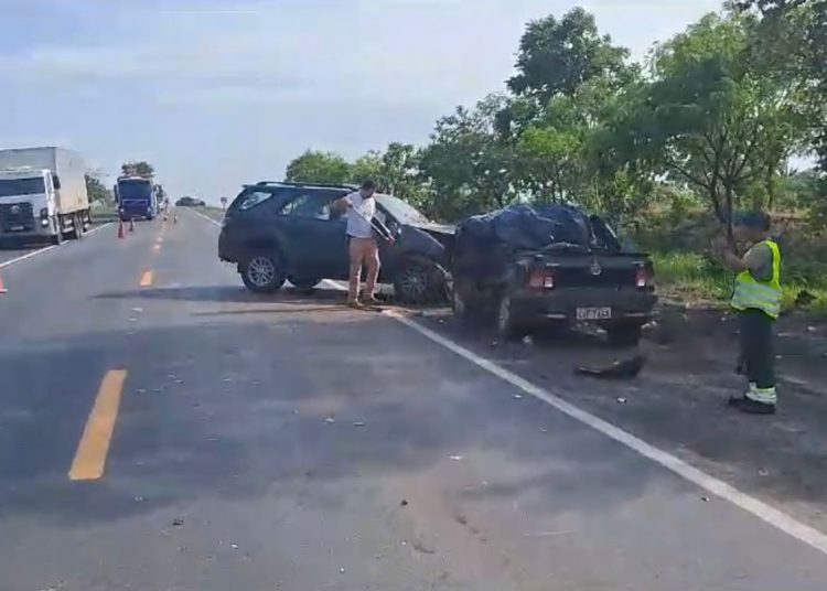 Acidente aconteceu por volta das 5h30 da manhã | Foto: Reprodução/PRF