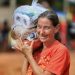 Angelita Antônia é uma das pessoas beneficiadas pela ação realizada em Aparecida de Goiânia | Foto: Ruber Couto
