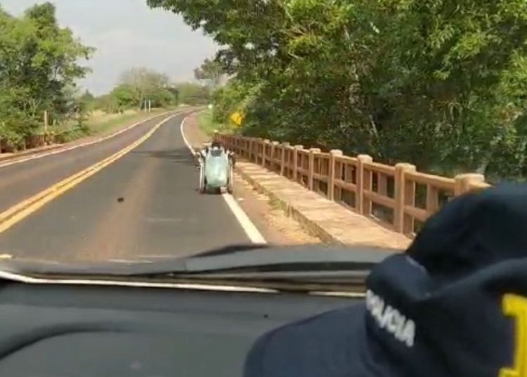 Cadeirante estava em local de alto índice de acidentes | Foto: Reprodução/PRF