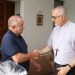 Vilmar Mariano visitou Dom João Justino para fazer convite pessoalmente | Foto: Claudivino Antunes/Secom Aparecida