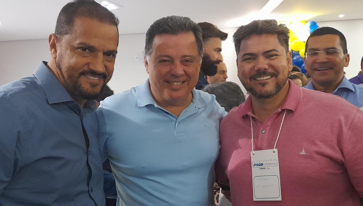 Diony Nery, Marconi Perillo e Charlles Antônio | Foto: Divulgação