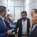 Parlamentares se encontraram após sessão nessa 5ª feira | Foto: Folha Z