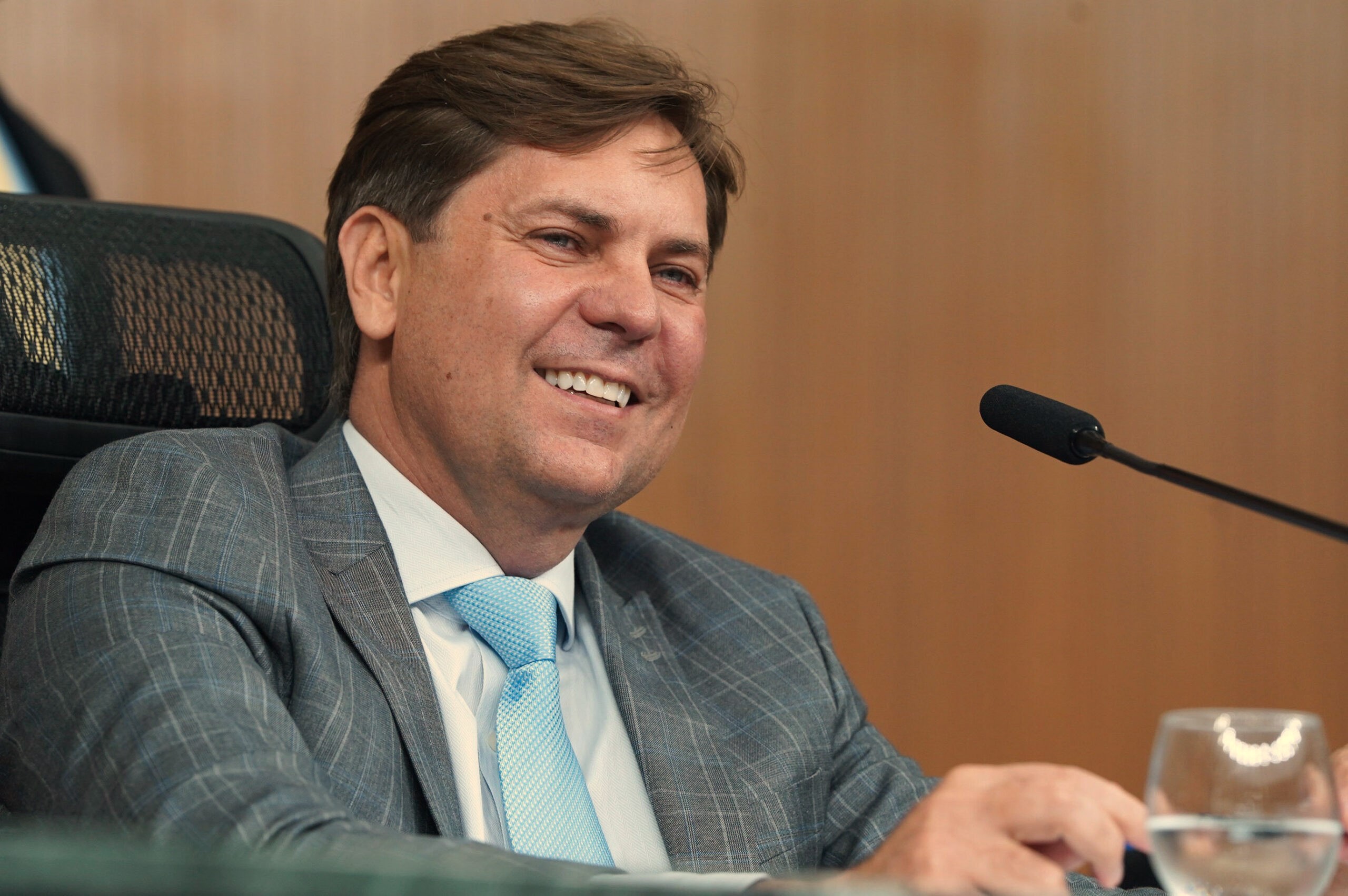 Deputado e presidente da Assembleia Legislativa de Goiás, Bruno Peixoto | Foto: Carlos Costa/Alego