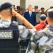 Ronaldo Caiado em visita ao Comando Geral da PM de Goiás | Foto: Governo de Goiás