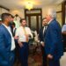 Romário Policarpo e Bruno Peixoto estiveram em café da manhã com Ronaldo Caiado e aliados | Foto: Divulgação