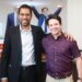 Jorge Dias e vice-presidente do PMB nacional, Sidclei Bernardo | Foto: Divulgação