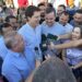 Vilmar Mariano, Daniel Vilela e Gustavo Mendanha inaguram Praça da Juventude no Garavelo | Foto: Divulgação