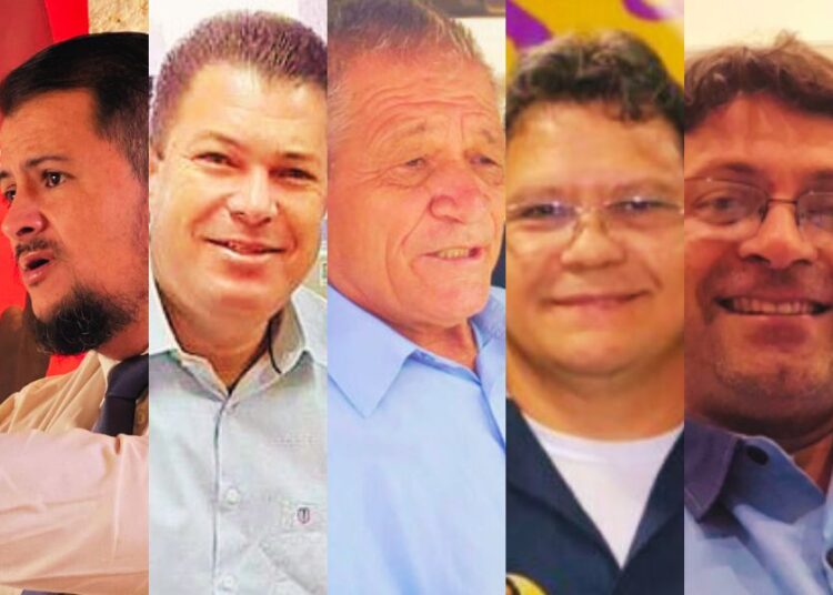 Líderes dos partidos à esquerda em Aparecida | Foto: Reprodução