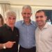 Leonardo Rizzo com Luiz Felipe D'Ávila e presidente do Novo, Eduardo Ribeiro | Foto: Divulgação