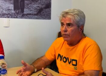 Leonardo Rizzo na sede da Folha Z | Foto: Reprodução