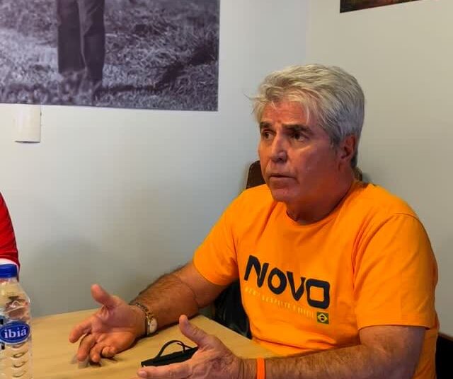 Leonardo Rizzo na sede da Folha Z | Foto: Reprodução
