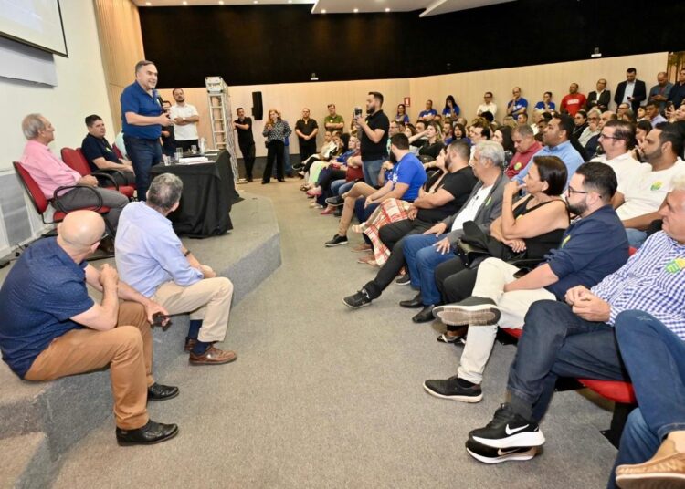 Sandro Mabel faz encontro como pré-candidato em Goiânia | Foto: Divulgação