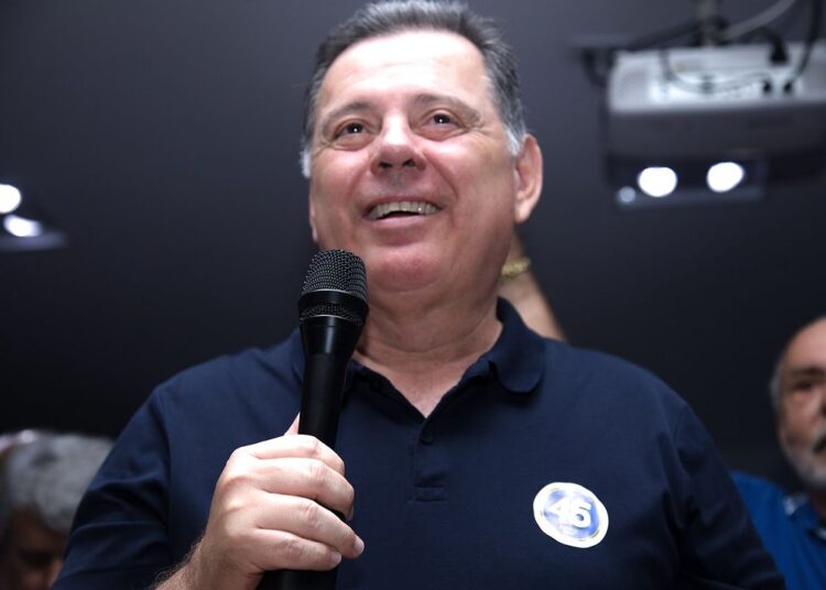 Marconi Perillo durante convenção | Foto: Redes sociais