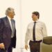 Ronaldo Caiado com o governador e ex-ministro Tarcísio de Freitas | Foto: Divulgação