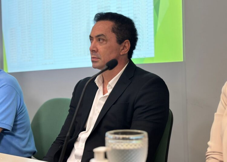 Uugton Batista durante sua apresentação como secretário | Foto: Folha Z