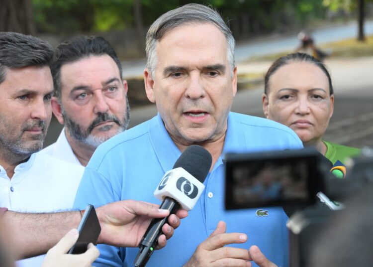 Sandro Mabel durante entrevista coletiva | Foto: Divulgação