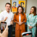 Gracinha Caiado anunciou Restaurante do Bem ao lado de Leandro Vilela e Lana Bezerra | Foto: Governo de Goiás