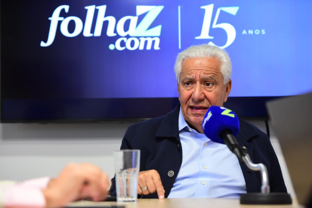Vilmar Rocha em visita o escritório da Folha Z | Foto: Jucimar de Sousa