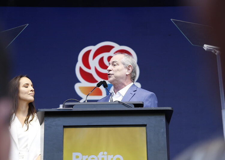 Ciro Gomes em sua última convenção presidencial pelo PDT | Foto: Divulgação