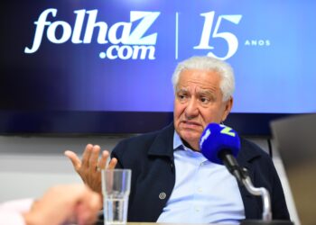 Vilmar Rocha durante entrevista à Folha Z | Foto: Jucimar de Souza / Folha Z